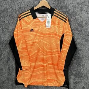 Adidas Condivo 21 Women's Size 2XL Acid Orange Long Sleeve Goalkeeper Jersey NWT